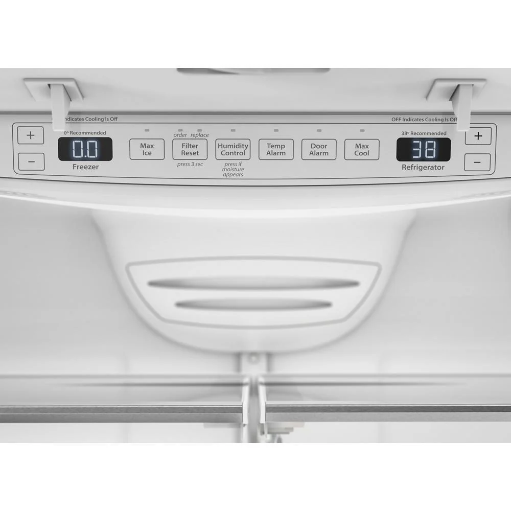 Kitchenaid KRFC136RWH 20 cu. ft. 36-Inch Width Counter-Depth French Door Refrigerator with Interior Dispense - Image 13