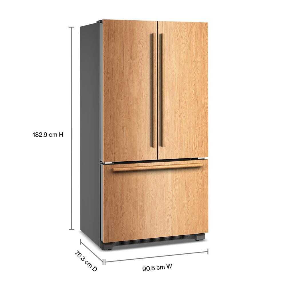 Kitchenaid KRFC136TPA 22 Cu. Ft. 36-Inch Panel-Ready Counter-Depth French Door Refrigerator with Internal Water Dispenser - Image 2