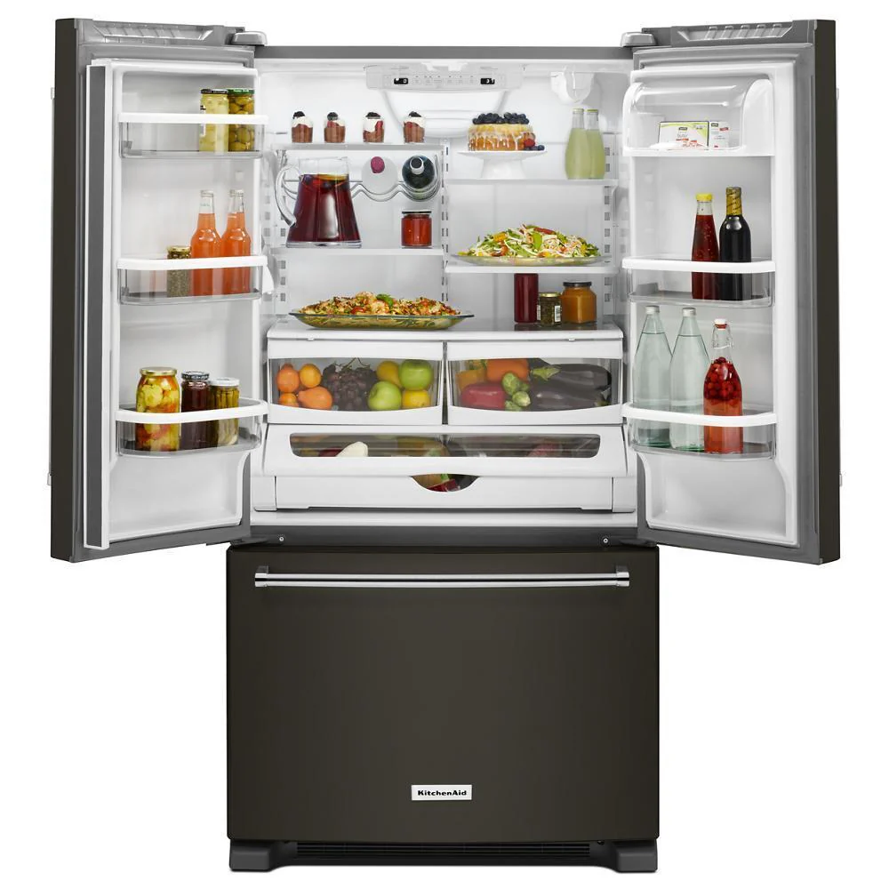 Kitchenaid 20 cu. ft. 36-Inch Width Counter-Depth French Door Refrigerator with Interior Dispense and PrintShield™ Finish - Image 4