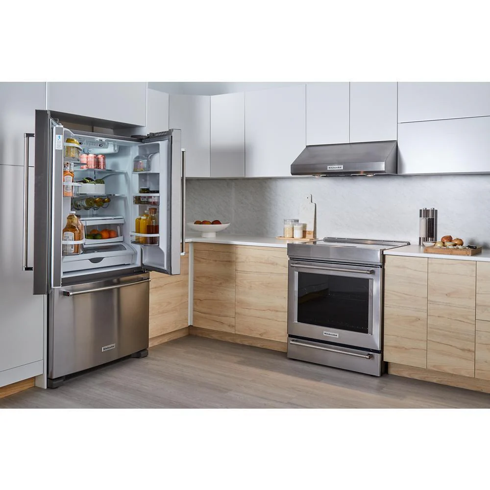 Kitchenaid 20 cu. ft. 36-Inch Width Counter-Depth French Door Refrigerator with Interior Dispense - Image 15