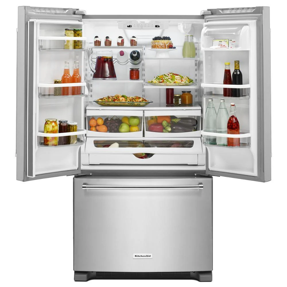 Kitchenaid 20 cu. ft. 36-Inch Width Counter-Depth French Door Refrigerator with Interior Dispense - Image 9