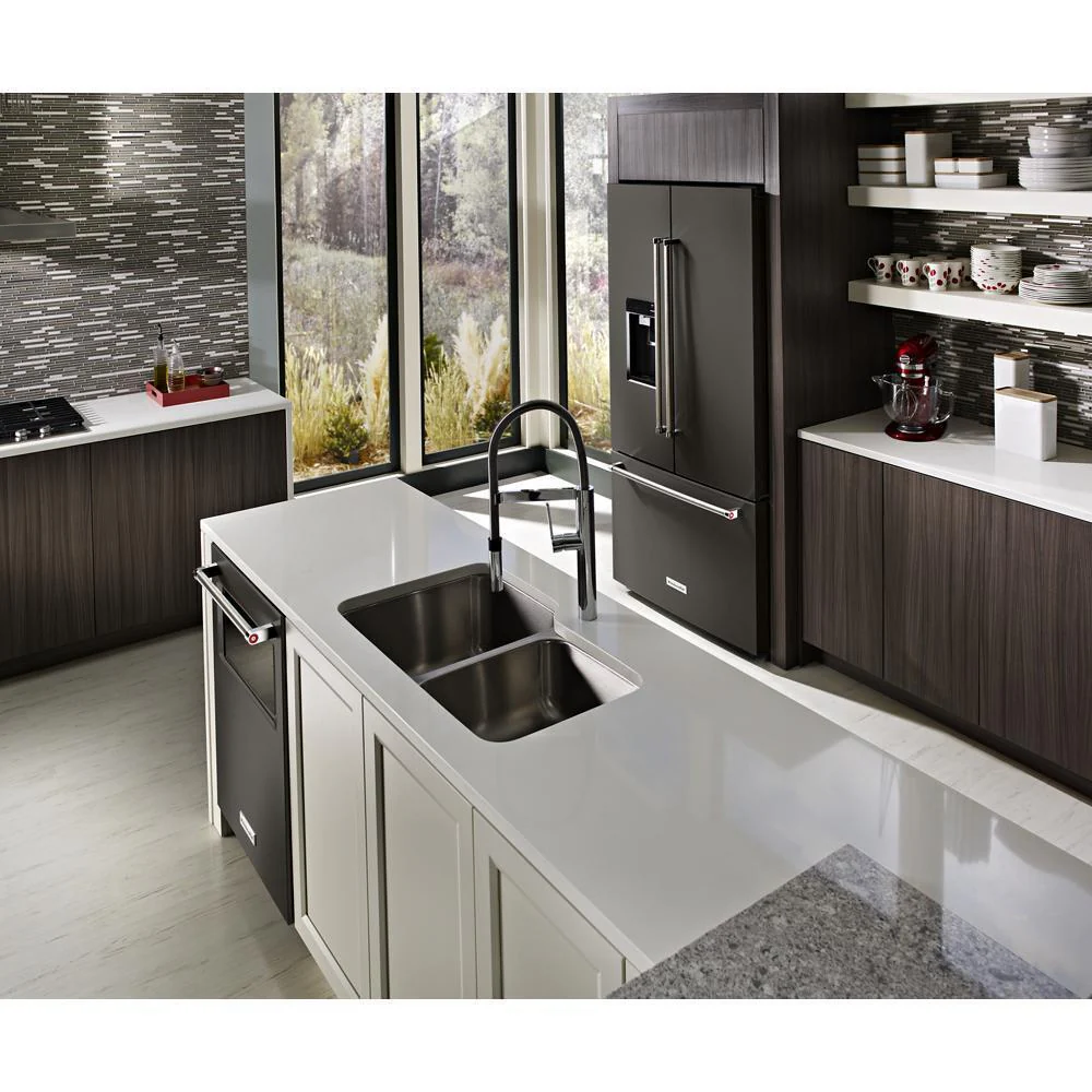 Kitchenaid KRFC704FBS 23.8 cu. ft. 36" Counter-Depth French Door Platinum Interior Refrigerator with PrintShield™ Finish - Image 11