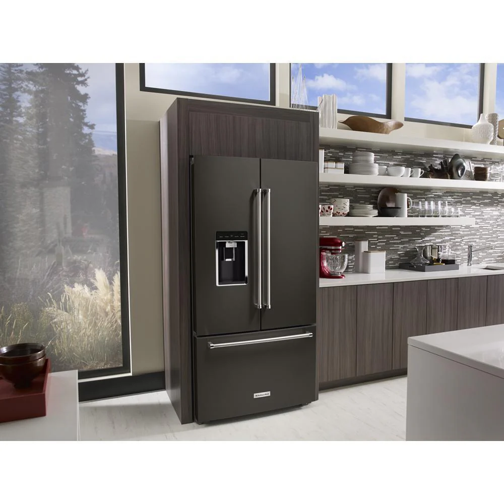 Kitchenaid KRFC704FBS 23.8 cu. ft. 36" Counter-Depth French Door Platinum Interior Refrigerator with PrintShield™ Finish - Image 13