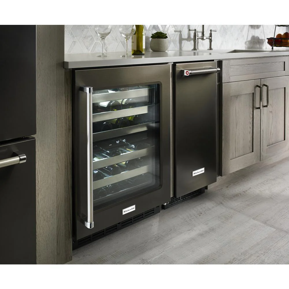 Kitchenaid KRFC704FBS 23.8 cu. ft. 36" Counter-Depth French Door Platinum Interior Refrigerator with PrintShield™ Finish - Image 14