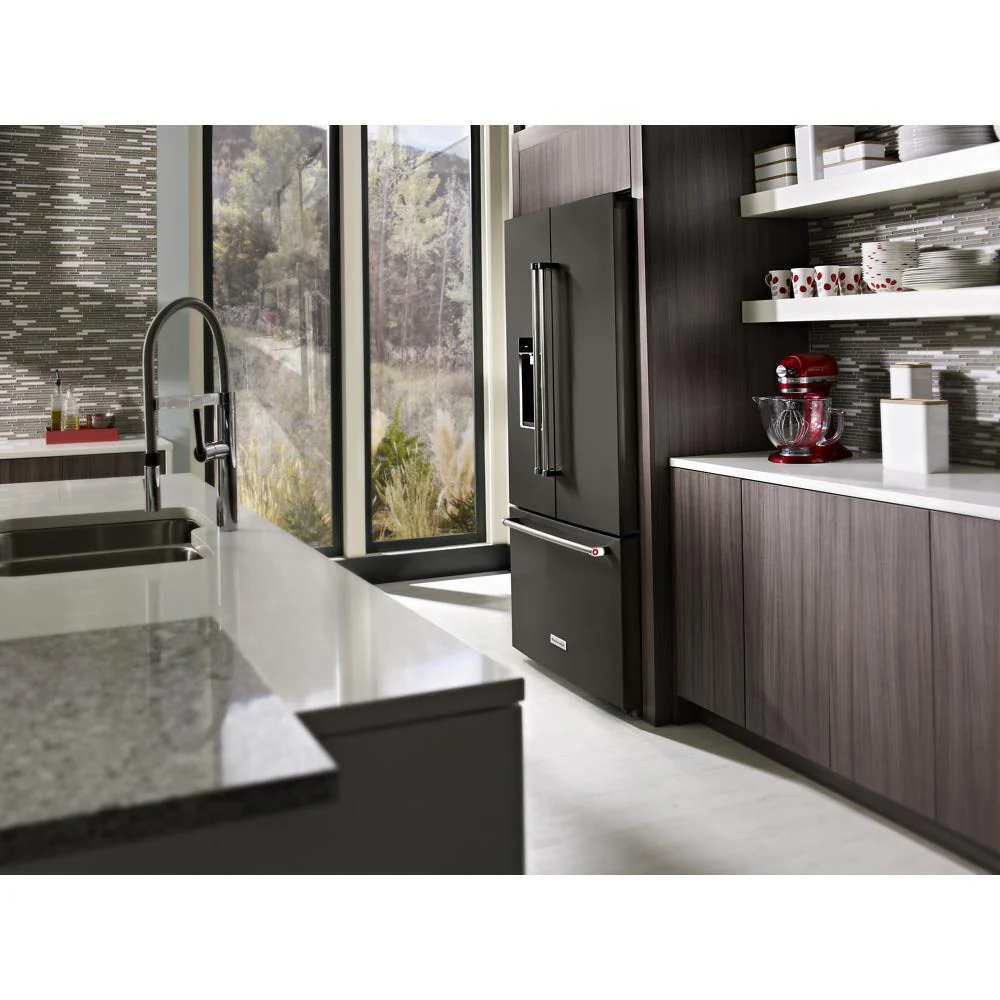Kitchenaid KRFC704FBS 23.8 cu. ft. 36" Counter-Depth French Door Platinum Interior Refrigerator with PrintShield™ Finish - Image 16