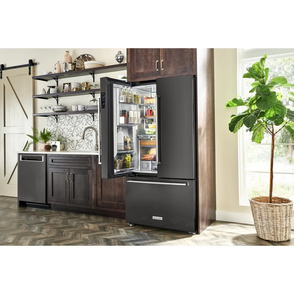 Kitchenaid KRFC704FBS 23.8 cu. ft. 36" Counter-Depth French Door Platinum Interior Refrigerator with PrintShield™ Finish - Image 20