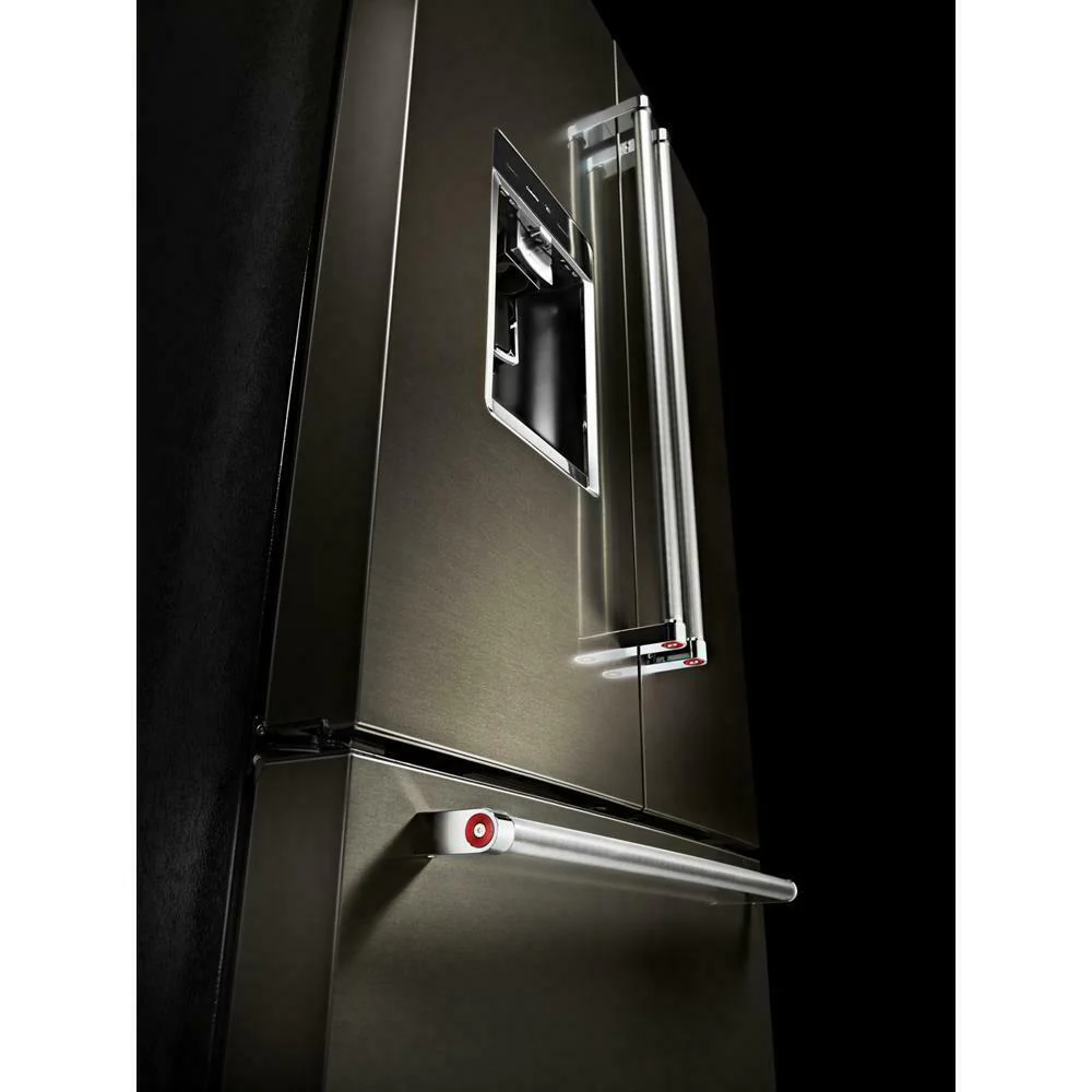 Kitchenaid KRFC704FBS 23.8 cu. ft. 36" Counter-Depth French Door Platinum Interior Refrigerator with PrintShield™ Finish - Image 4