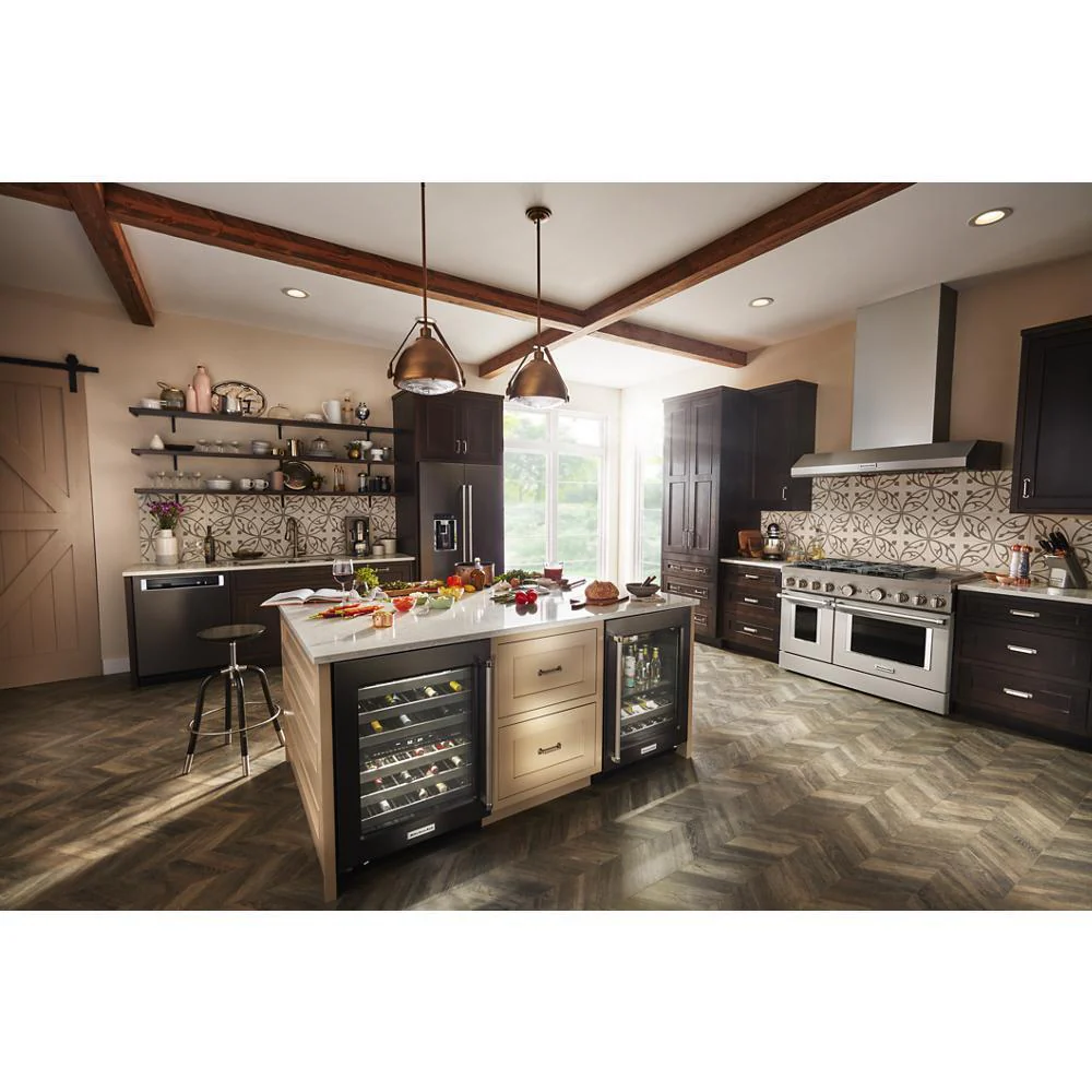 Kitchenaid KRFC704FBS 23.8 cu. ft. 36" Counter-Depth French Door Platinum Interior Refrigerator with PrintShield™ Finish - Image 42