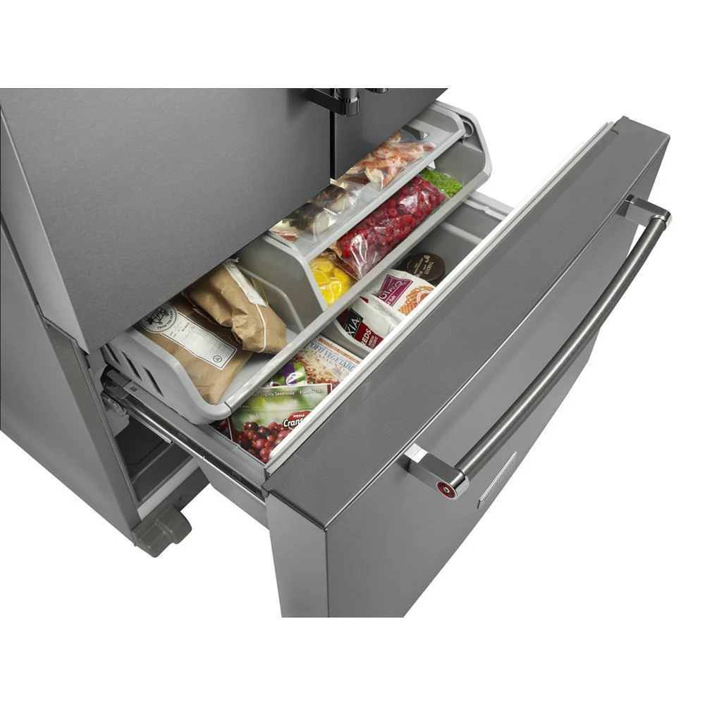 Kitchenaid KRFC704FPS 23.8 cu. ft. 36" Counter-Depth French Door Platinum Interior Refrigerator with PrintShield™ Finish - Image 10