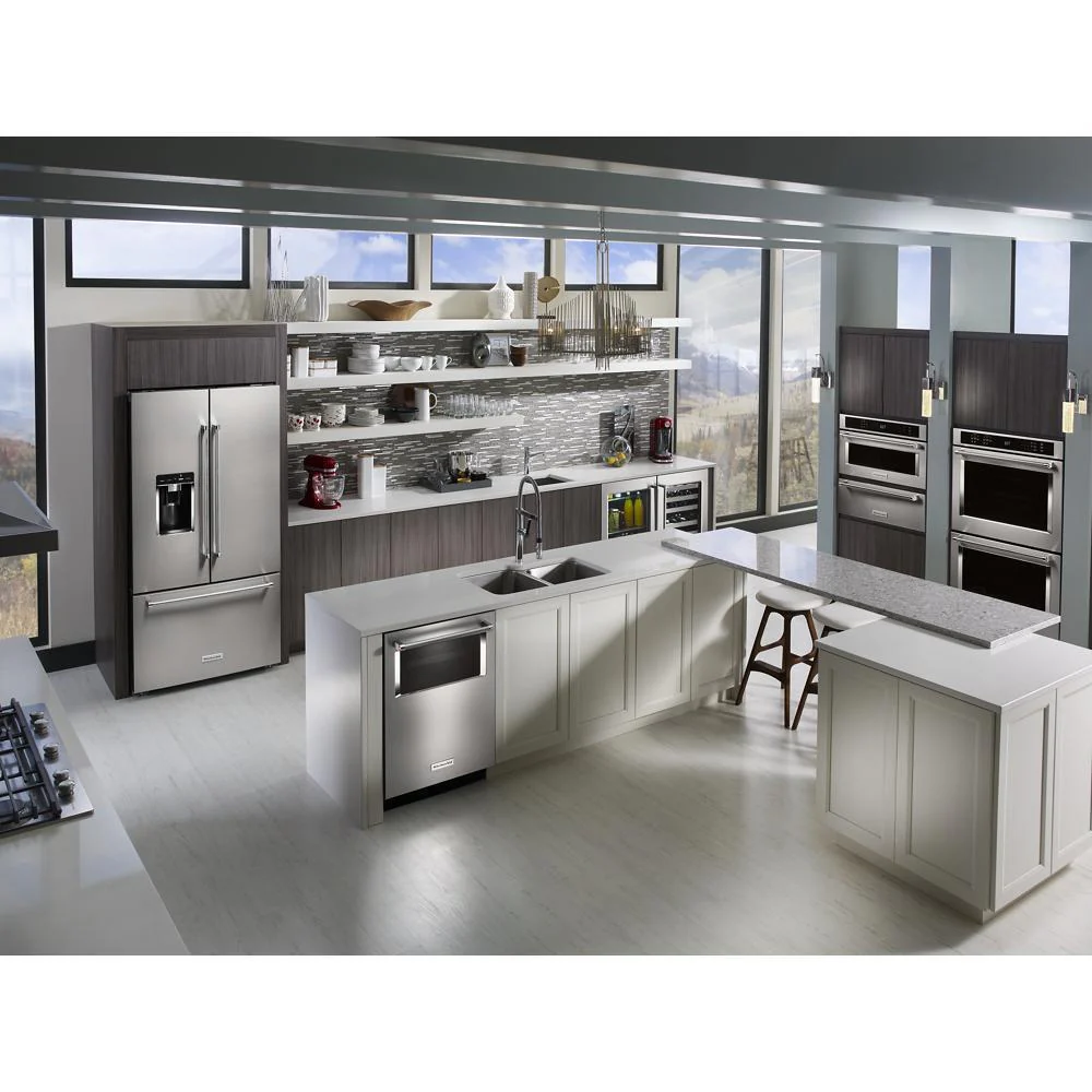 Kitchenaid KRFC704FPS 23.8 cu. ft. 36" Counter-Depth French Door Platinum Interior Refrigerator with PrintShield™ Finish - Image 15