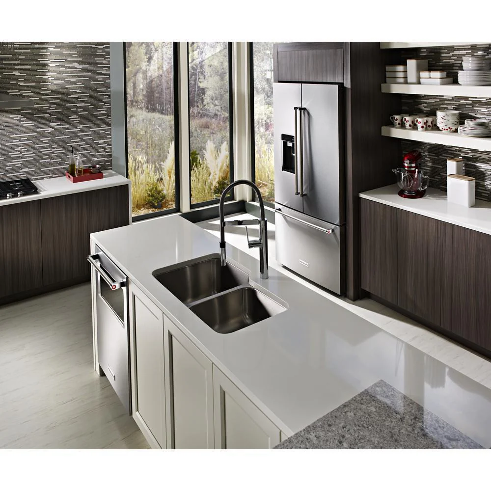 Kitchenaid KRFC704FPS 23.8 cu. ft. 36" Counter-Depth French Door Platinum Interior Refrigerator with PrintShield™ Finish - Image 17