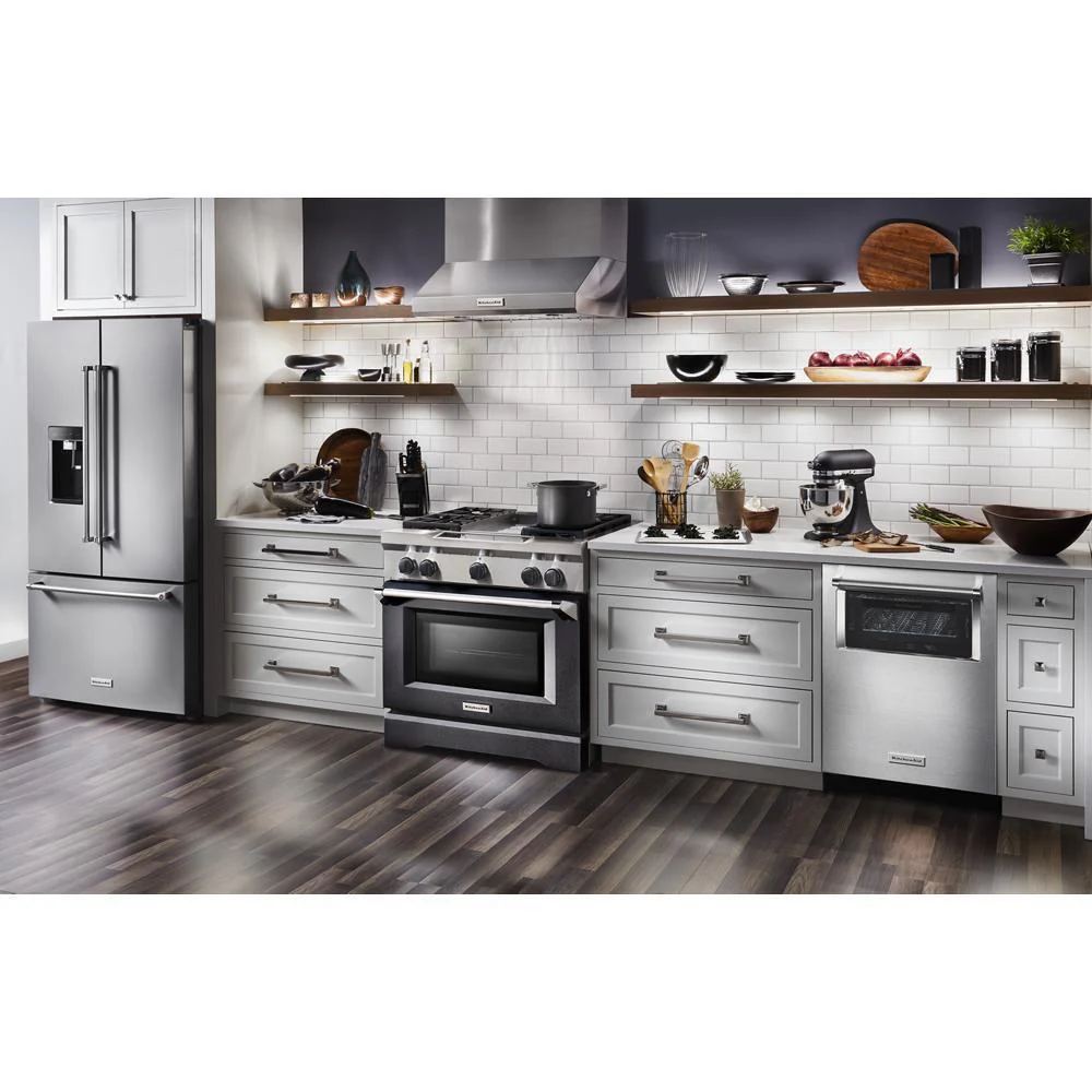 Kitchenaid KRFC704FPS 23.8 cu. ft. 36" Counter-Depth French Door Platinum Interior Refrigerator with PrintShield™ Finish - Image 19