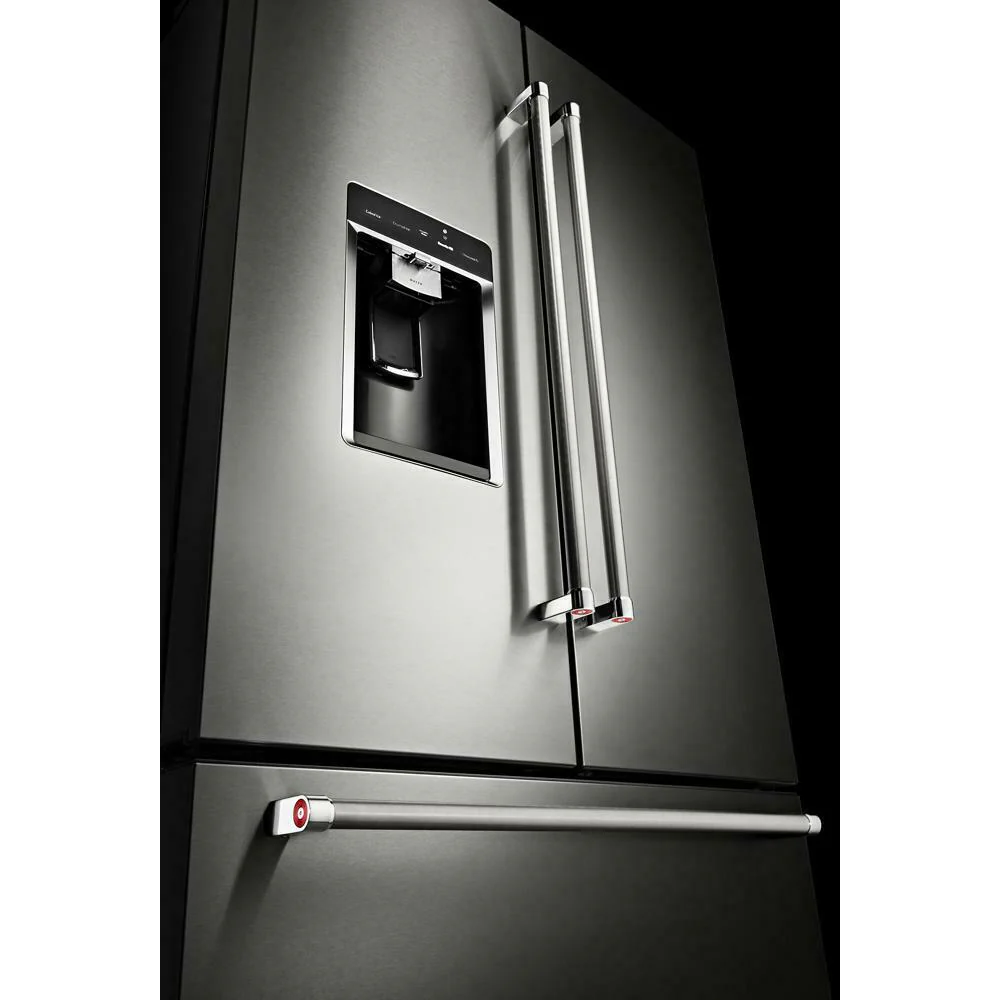 Kitchenaid KRFC704FPS 23.8 cu. ft. 36" Counter-Depth French Door Platinum Interior Refrigerator with PrintShield™ Finish - Image 2