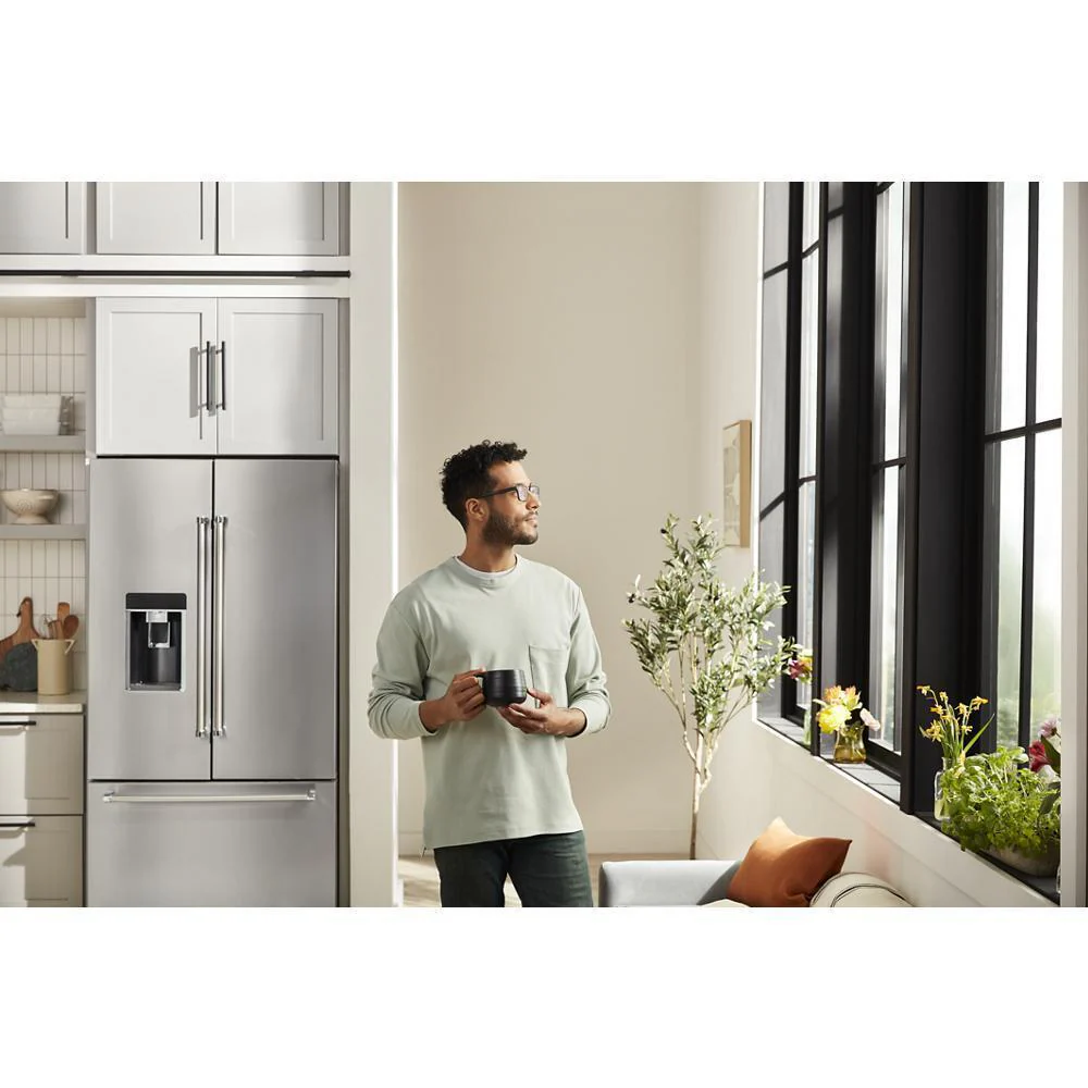 Kitchenaid KRFC704FPS 23.8 cu. ft. 36" Counter-Depth French Door Platinum Interior Refrigerator with PrintShield™ Finish - Image 35