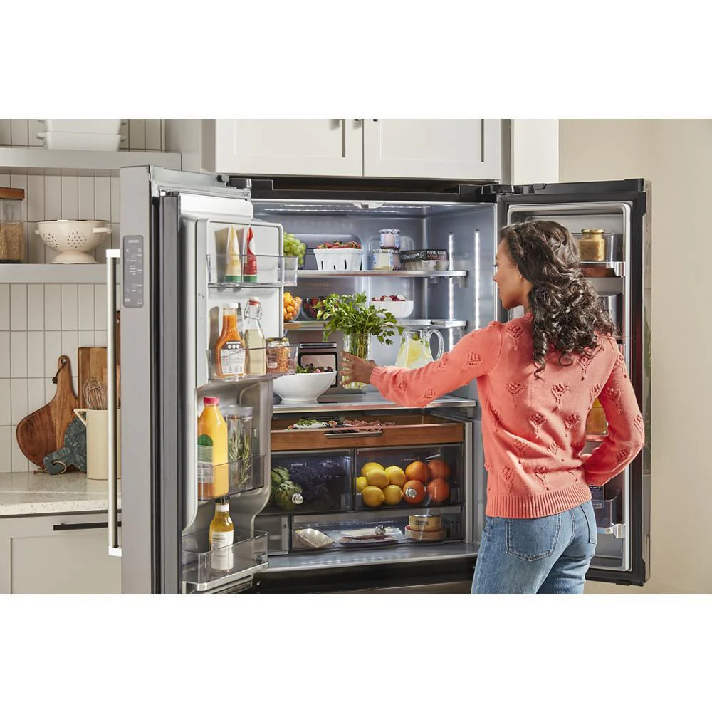 Kitchenaid KRFC704FPS 23.8 cu. ft. 36" Counter-Depth French Door Platinum Interior Refrigerator with PrintShield™ Finish - Image 36