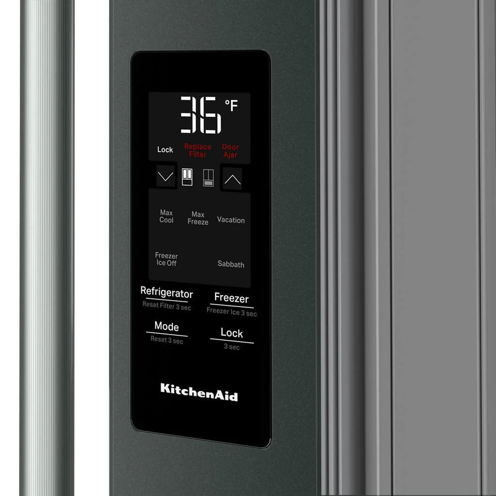 Kitchenaid KRFF436SJP 30 cu. ft. French Door Refrigerator with Exterior Water and Ice - Image 4