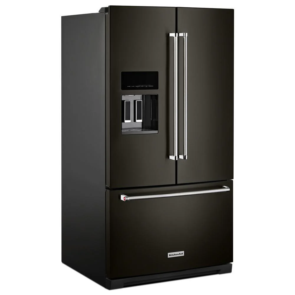 26.8 cu. ft. 36-Inch Width Standard Depth French Door Refrigerator with Exterior Ice and Water and PrintShield™ Finish - Image 4