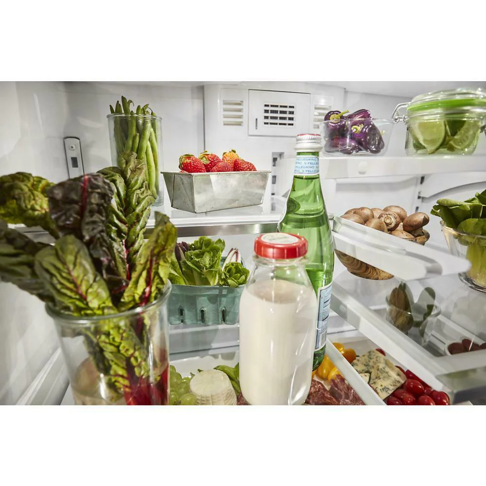 26.8 cu. ft. 36-Inch Width Standard Depth French Door Refrigerator with Exterior Ice and Water and PrintShield™ Finish - Image 5
