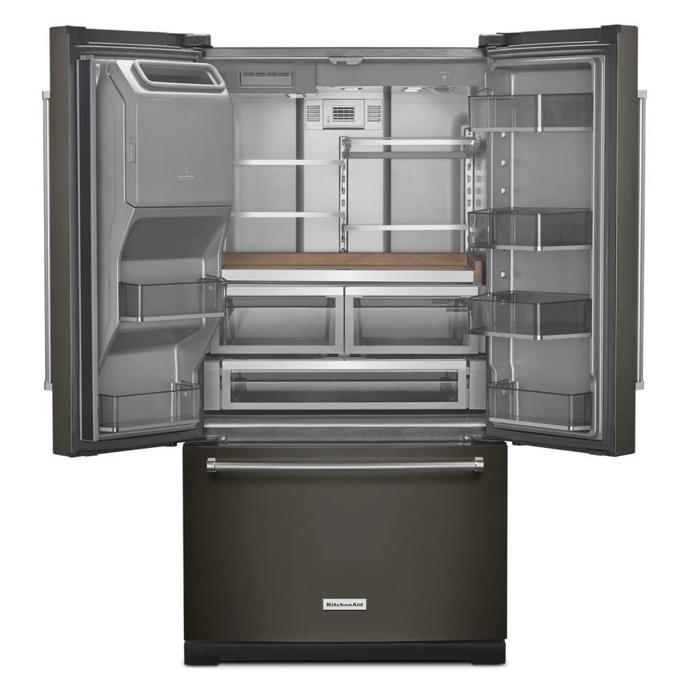 Kitchenaid KRFF577KBS 26.8 Cu. Ft. Standard-Depth French Door Refrigerator with Exterior Ice and Water Dispenser - Image 5