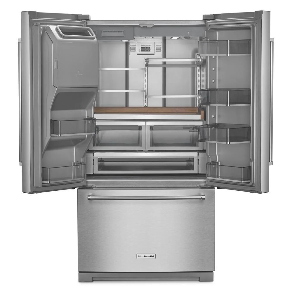 Kitchenaid KRFF577KPS 26.8 Cu. Ft. Standard-Depth French Door Refrigerator with Exterior Ice and Water Dispenser - Image 8