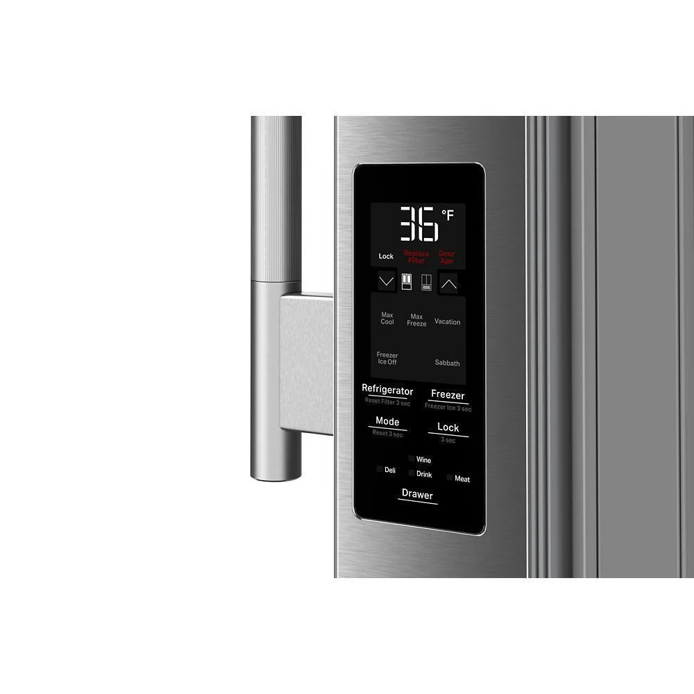 Kitchenaid KRMF336SPS 30 cu. ft. French Door Refrigerator with Interior Water and Ice and FreshChill™ Full-Width Refrigerated Drawer - Image 7