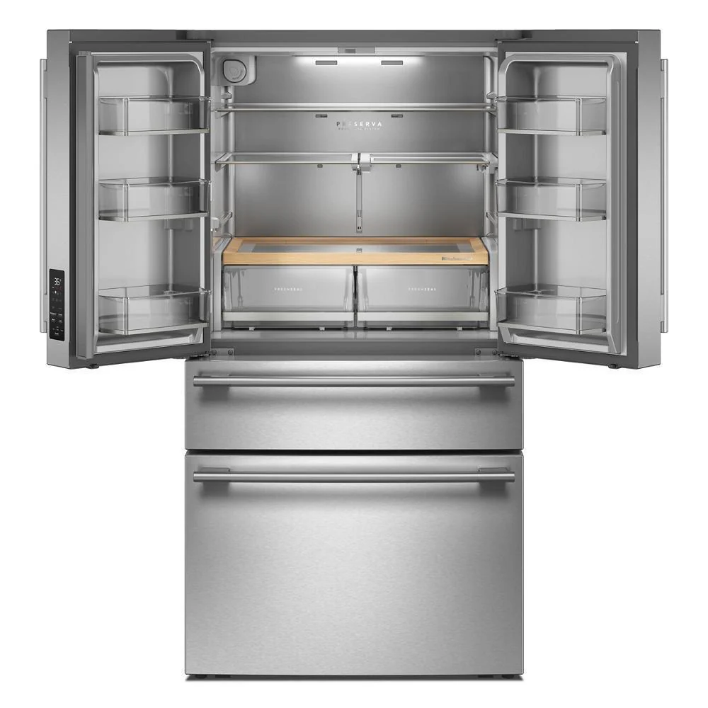 Kitchenaid KRMF336SPS 30 cu. ft. French Door Refrigerator with Interior Water and Ice and FreshChill™ Full-Width Refrigerated Drawer - Image 8