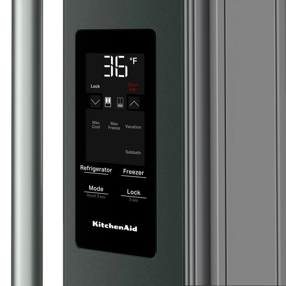 Kitchenaid KRMF436SJP 29 cu. ft. French Door Refrigerator with Exterior Water and Ice and FreshChill™ Full-Width Refrigerated Drawer - Image 5