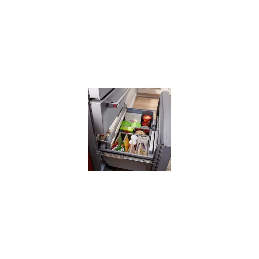 Kitchenaid KRMF536RBS 26.2 Cu. Ft. Multi-Door French Door Refrigerator with Platinum Interior - Image 10