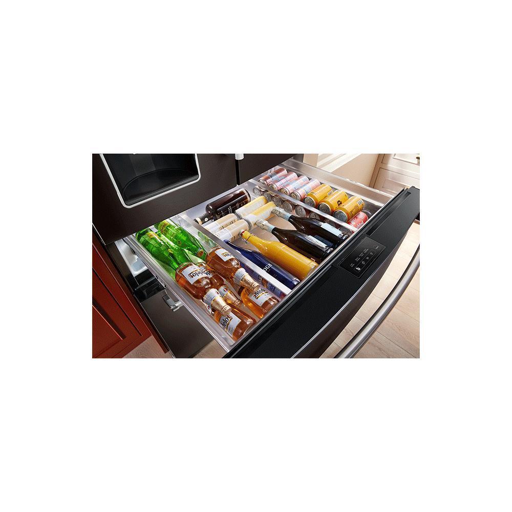 Kitchenaid KRMF536RBS 26.2 Cu. Ft. Multi-Door French Door Refrigerator with Platinum Interior - Image 19