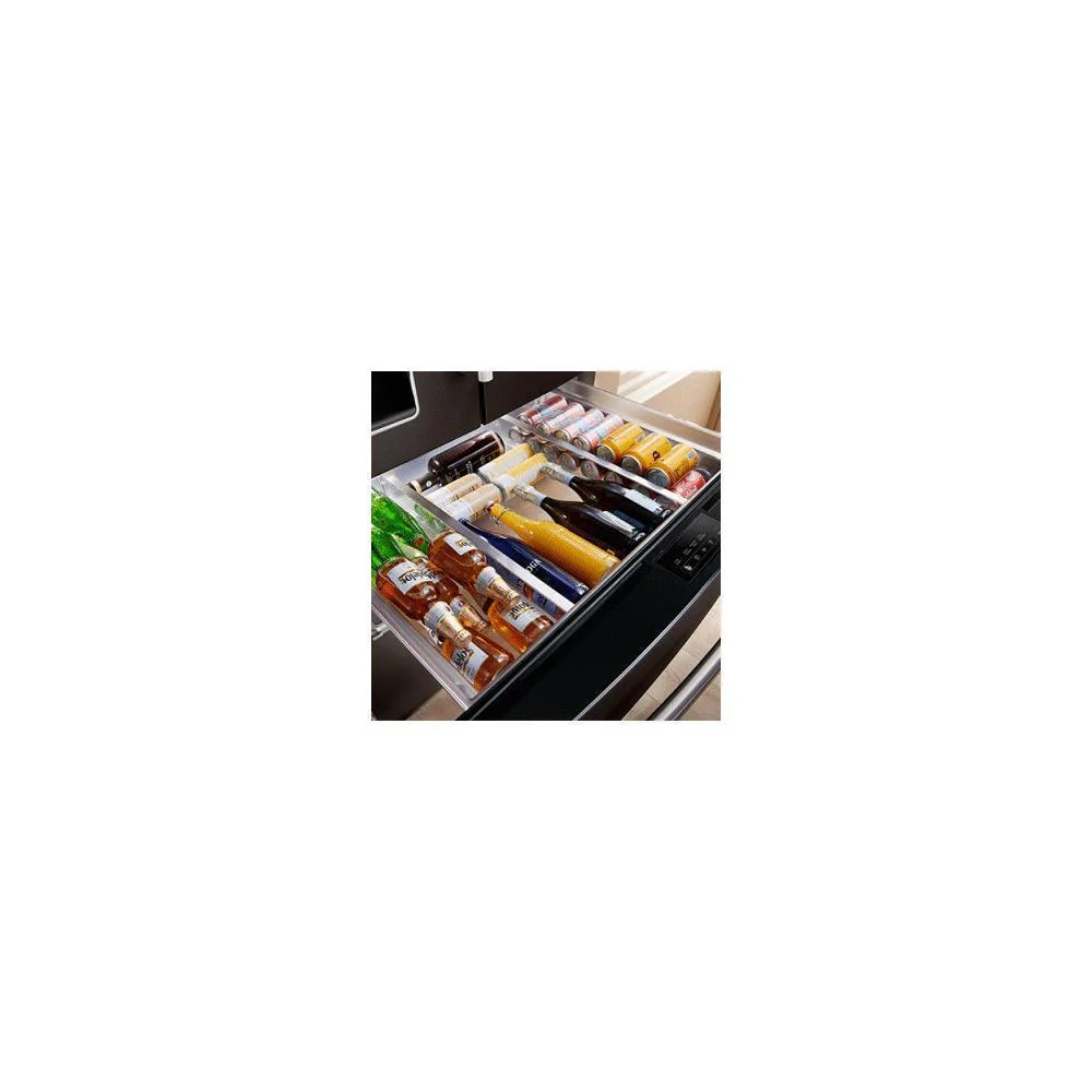 Kitchenaid KRMF536RBS 26.2 Cu. Ft. Multi-Door French Door Refrigerator with Platinum Interior - Image 9