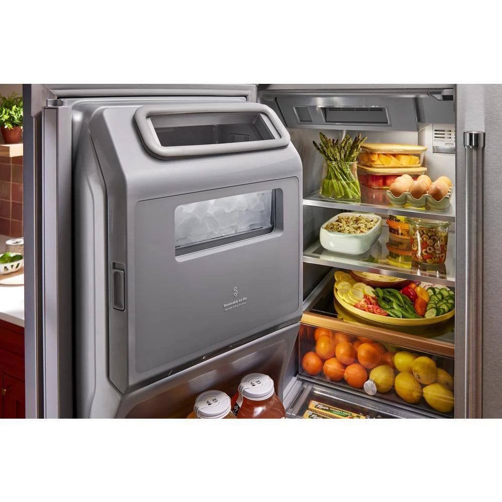 Kitchenaid KRMF536RPS 26.2 Cu. Ft. Multi-Door French Door Refrigerator with Platinum Interior - Image 20