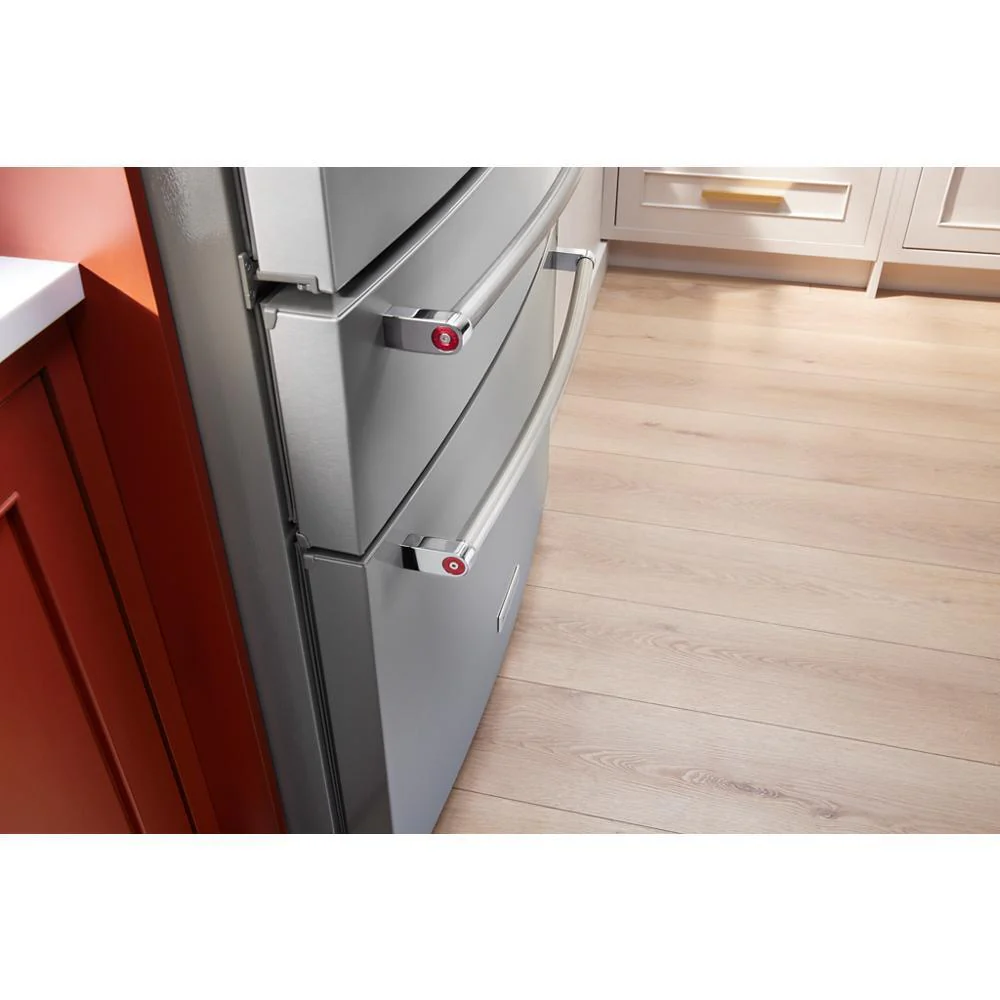 Kitchenaid KRMF536RPS 26.2 Cu. Ft. Multi-Door French Door Refrigerator with Platinum Interior - Image 7