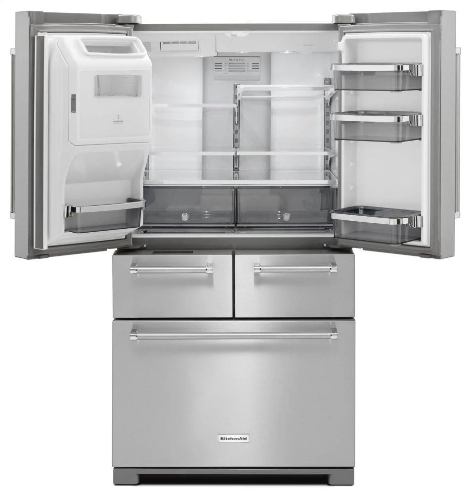 Kitchenaid KRMF606ESS 25.8 Cu. Ft. 36-Inch Multi-Door Freestanding Refrigerator - Stainless Steel - Image 2
