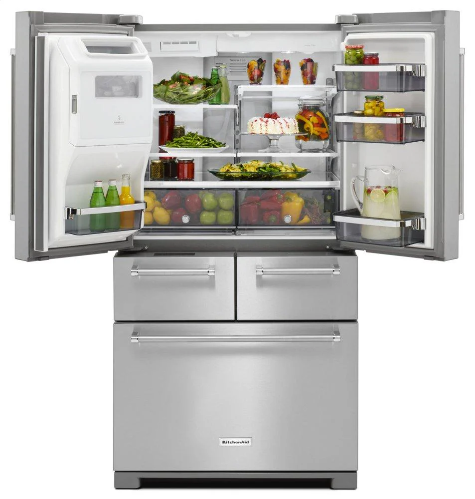 Kitchenaid KRMF606ESS 25.8 Cu. Ft. 36-Inch Multi-Door Freestanding Refrigerator - Stainless Steel - Image 3