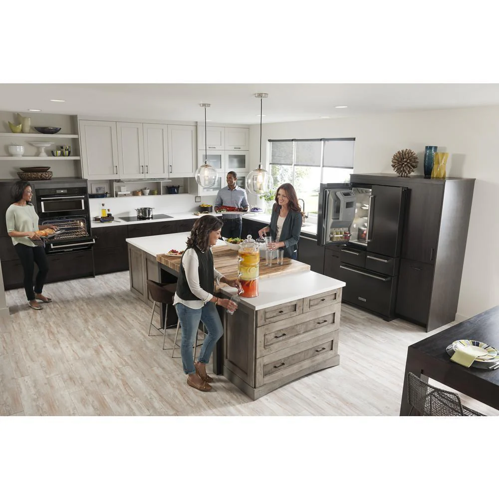 Kitchenaid KRMF706EBS 25.8 Cu. Ft. 36" Multi-Door Freestanding Refrigerator with Platinum Interior Design and PrintShield™ Finish - Image 18