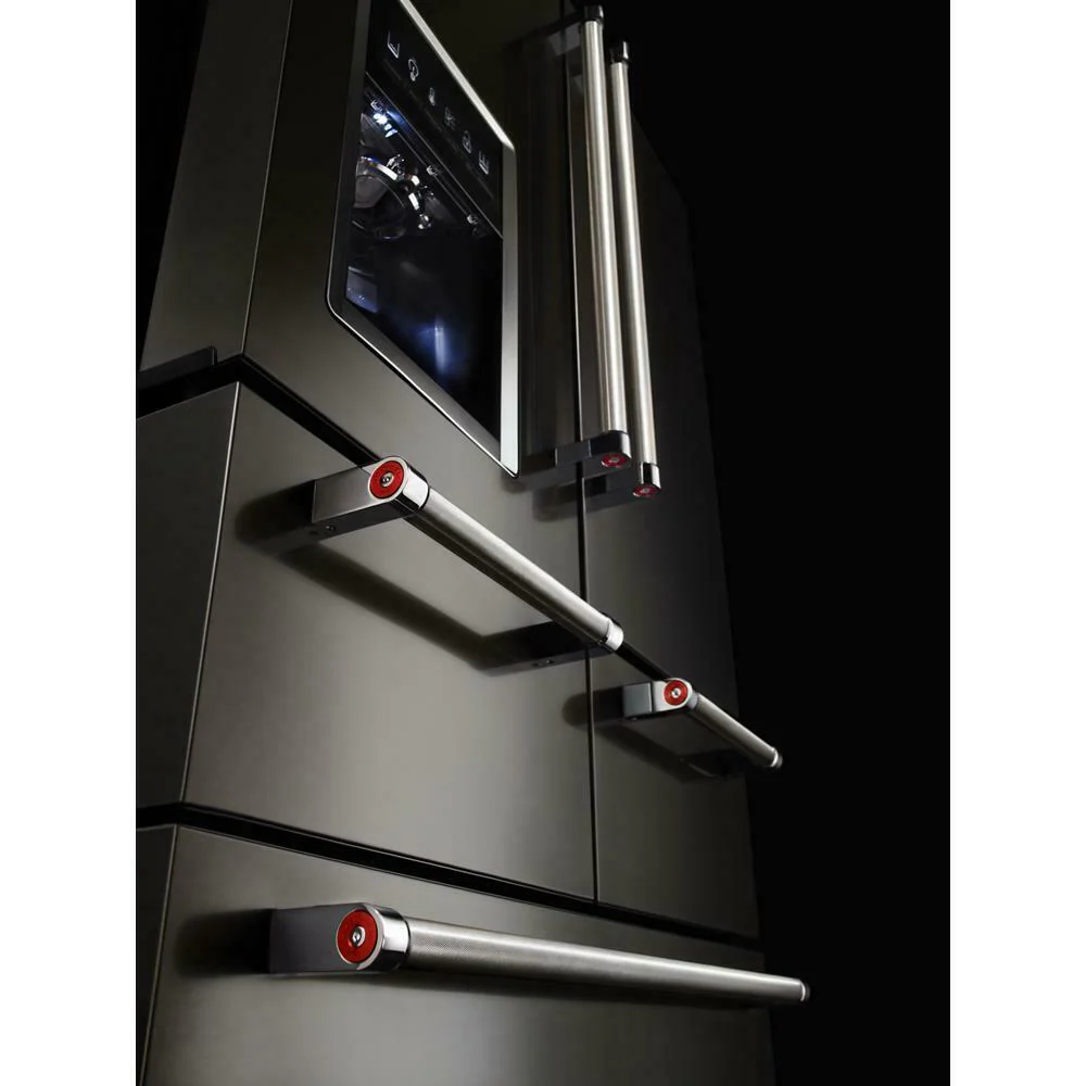 Kitchenaid KRMF706EBS 25.8 Cu. Ft. 36" Multi-Door Freestanding Refrigerator with Platinum Interior Design and PrintShield™ Finish - Image 2