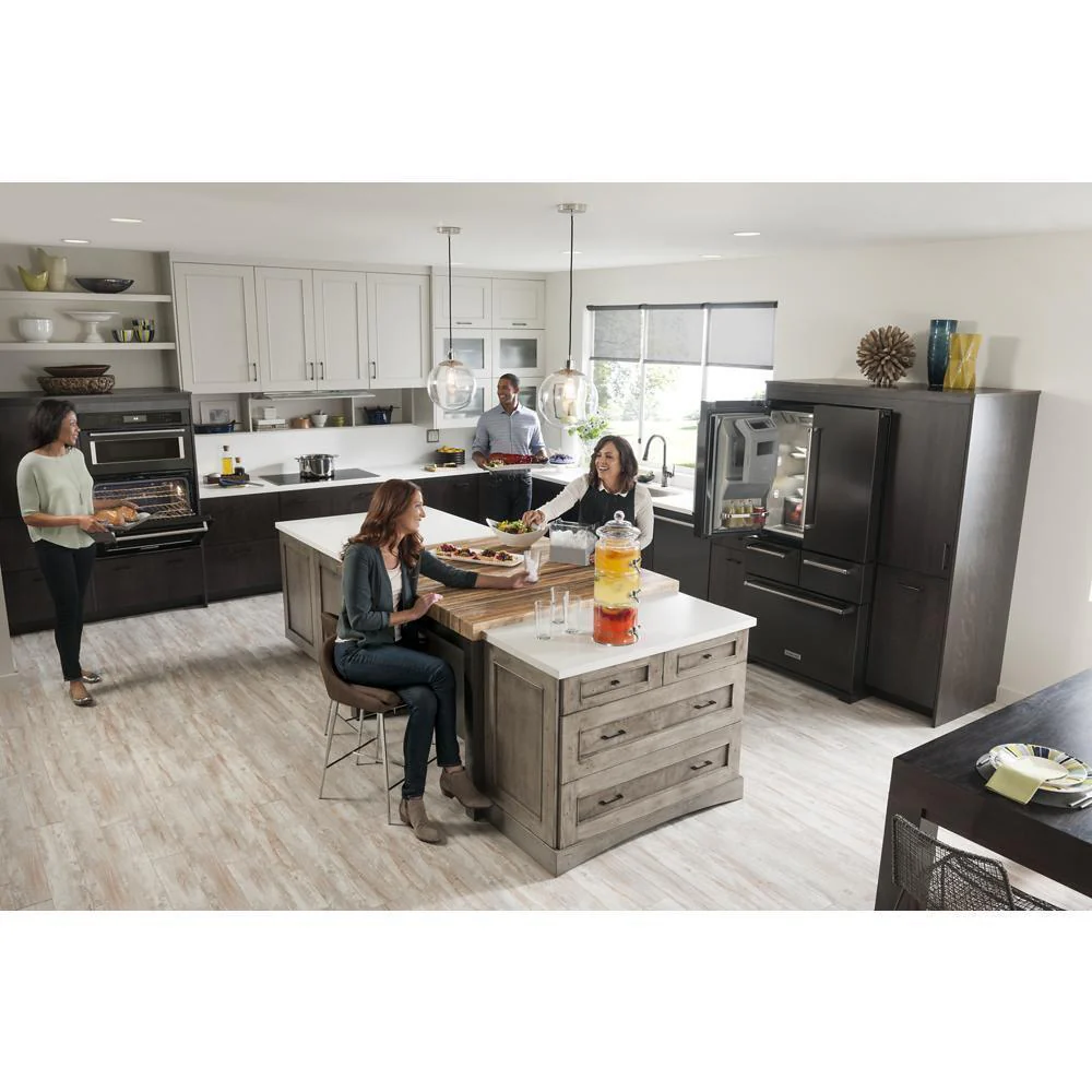 Kitchenaid KRMF706EBS 25.8 Cu. Ft. 36" Multi-Door Freestanding Refrigerator with Platinum Interior Design and PrintShield™ Finish - Image 21