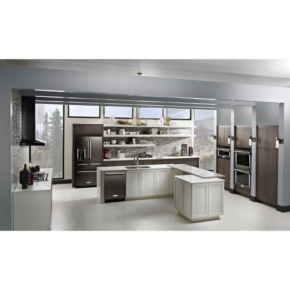 Kitchenaid KRMF706EBS 25.8 Cu. Ft. 36" Multi-Door Freestanding Refrigerator with Platinum Interior Design and PrintShield™ Finish - Image 27
