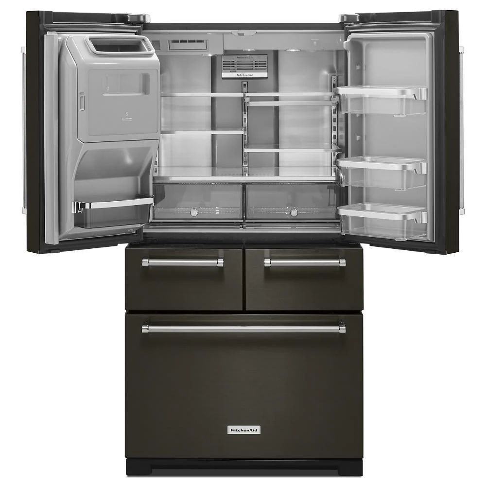 Kitchenaid KRMF706EBS 25.8 Cu. Ft. 36" Multi-Door Freestanding Refrigerator with Platinum Interior Design and PrintShield™ Finish - Image 5