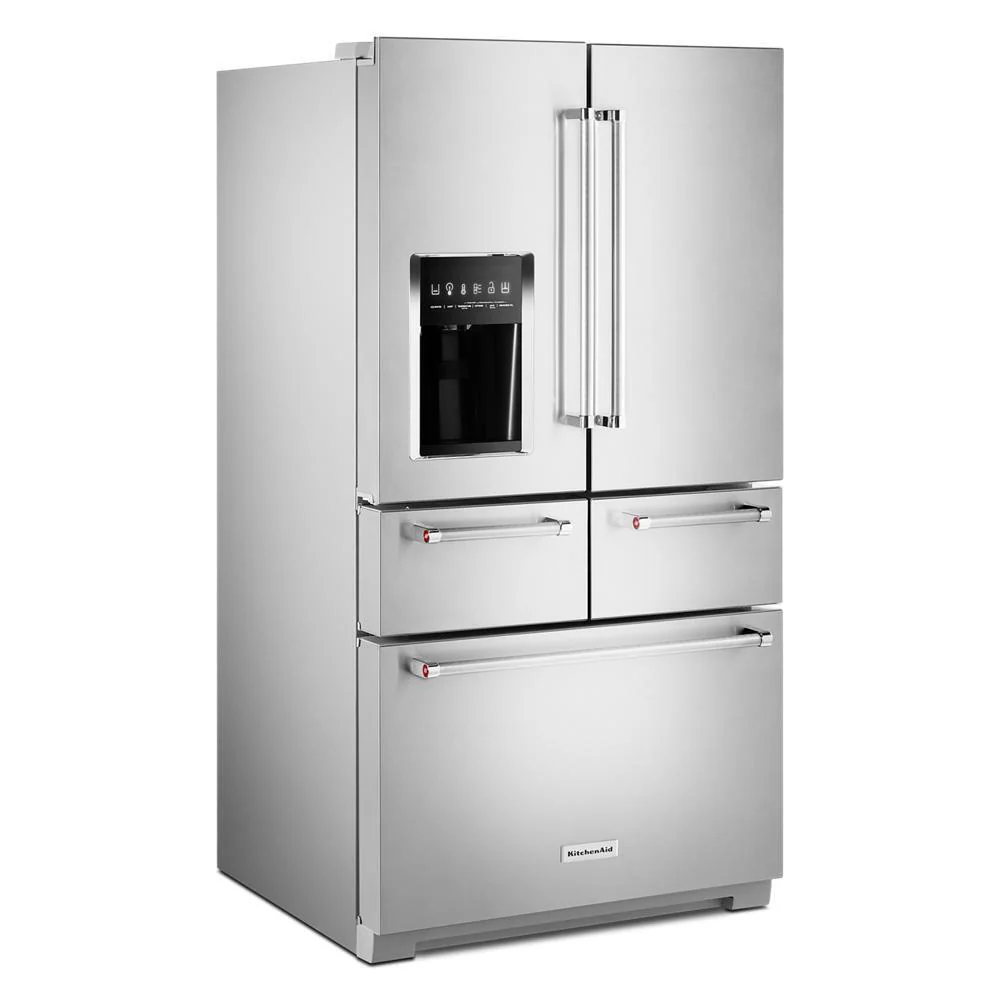 Kitchenaid KRMF706ESS 25.8 Cu. Ft. 36" Multi-Door Freestanding Refrigerator with Platinum Interior Design - Image 4