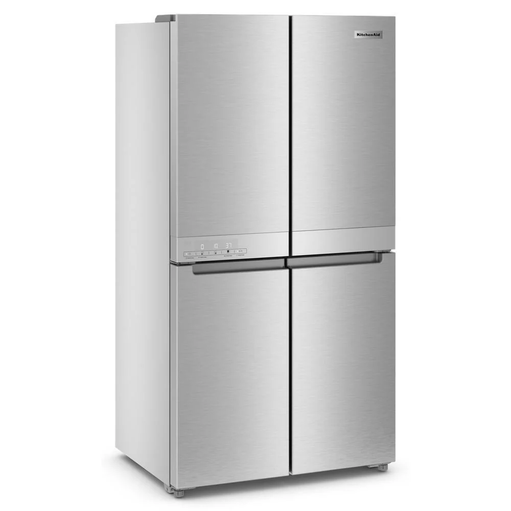 Kitchenaid KRQC506MPS 19.4 cu. ft. 36-inch wide Counter-Depth 4-Door Refrigerator with PrintShield™ Finish - Image 3