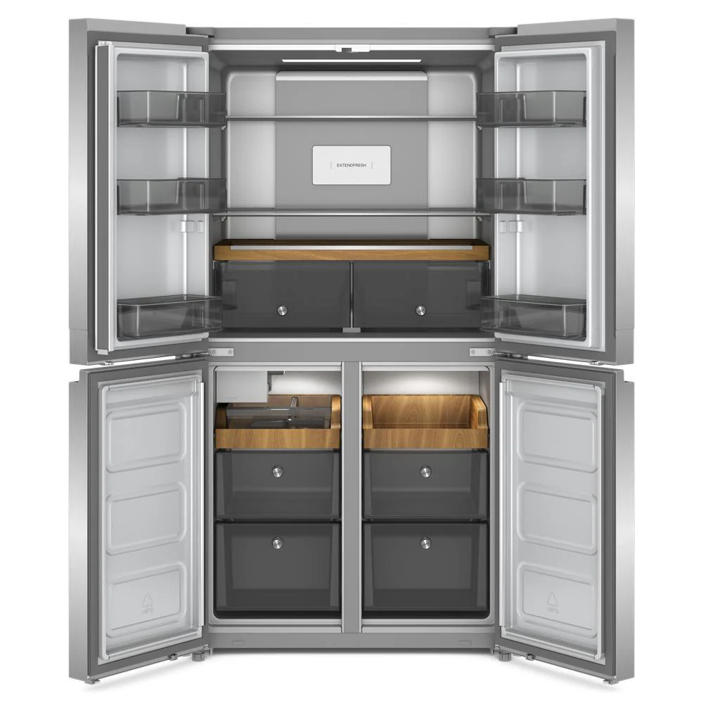 Kitchenaid KRQC506MPS 19.4 cu. ft. 36-inch wide Counter-Depth 4-Door Refrigerator with PrintShield™ Finish - Image 7