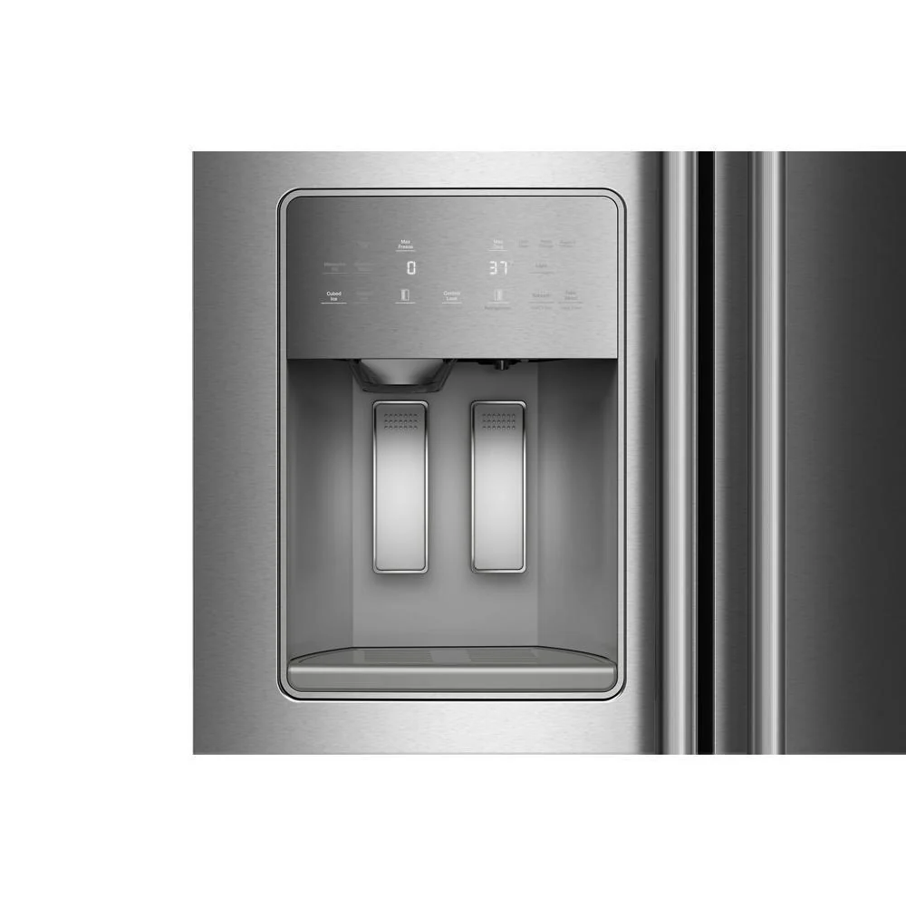 Kitchenaid KRSC536RPS 20.8 Cu. Ft. Counter-Depth Side-by-Side Refrigerator with Exterior Ice and Water Dispenser in PrintShield® Finish - Image 3