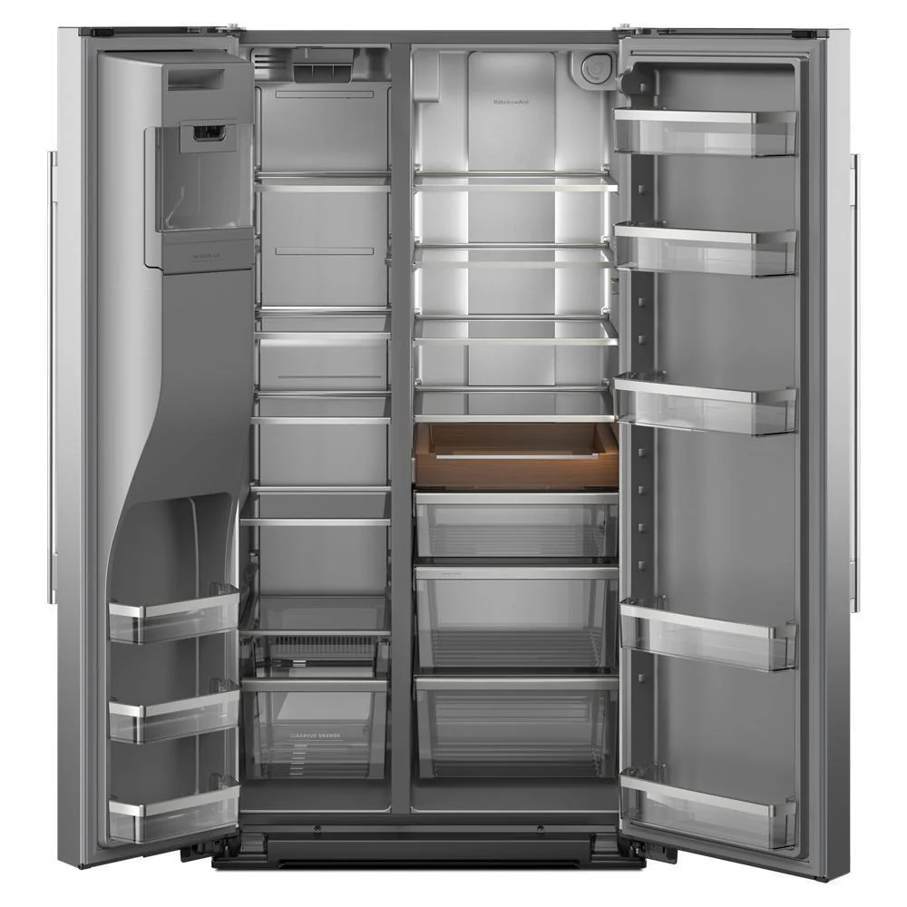 Kitchenaid KRSC536RPS 20.8 Cu. Ft. Counter-Depth Side-by-Side Refrigerator with Exterior Ice and Water Dispenser in PrintShield® Finish - Image 6