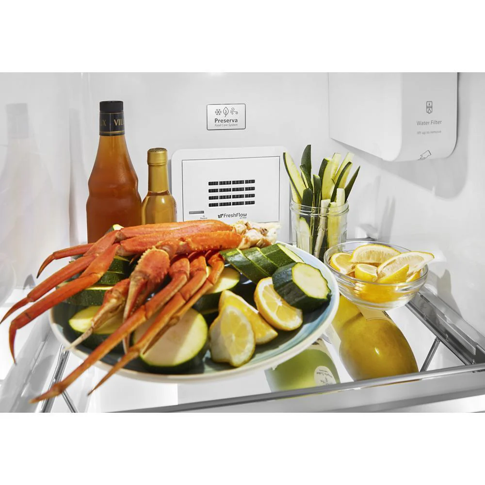 Kitchenaid KRSC700HBS 19.9 cu ft. Counter-Depth Side-by-Side Refrigerator with Exterior Ice and Water and PrintShield™ finish - Image 9