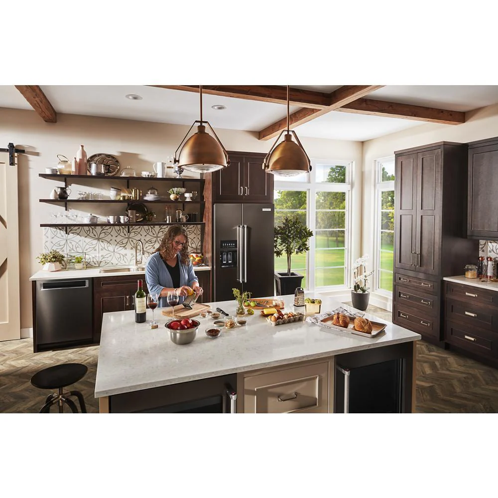 Kitchenaid KRSC703HBS 22.6 cu ft. Counter-Depth Side-by-Side Refrigerator with Exterior Ice and Water and PrintShield™ finish - Image 15
