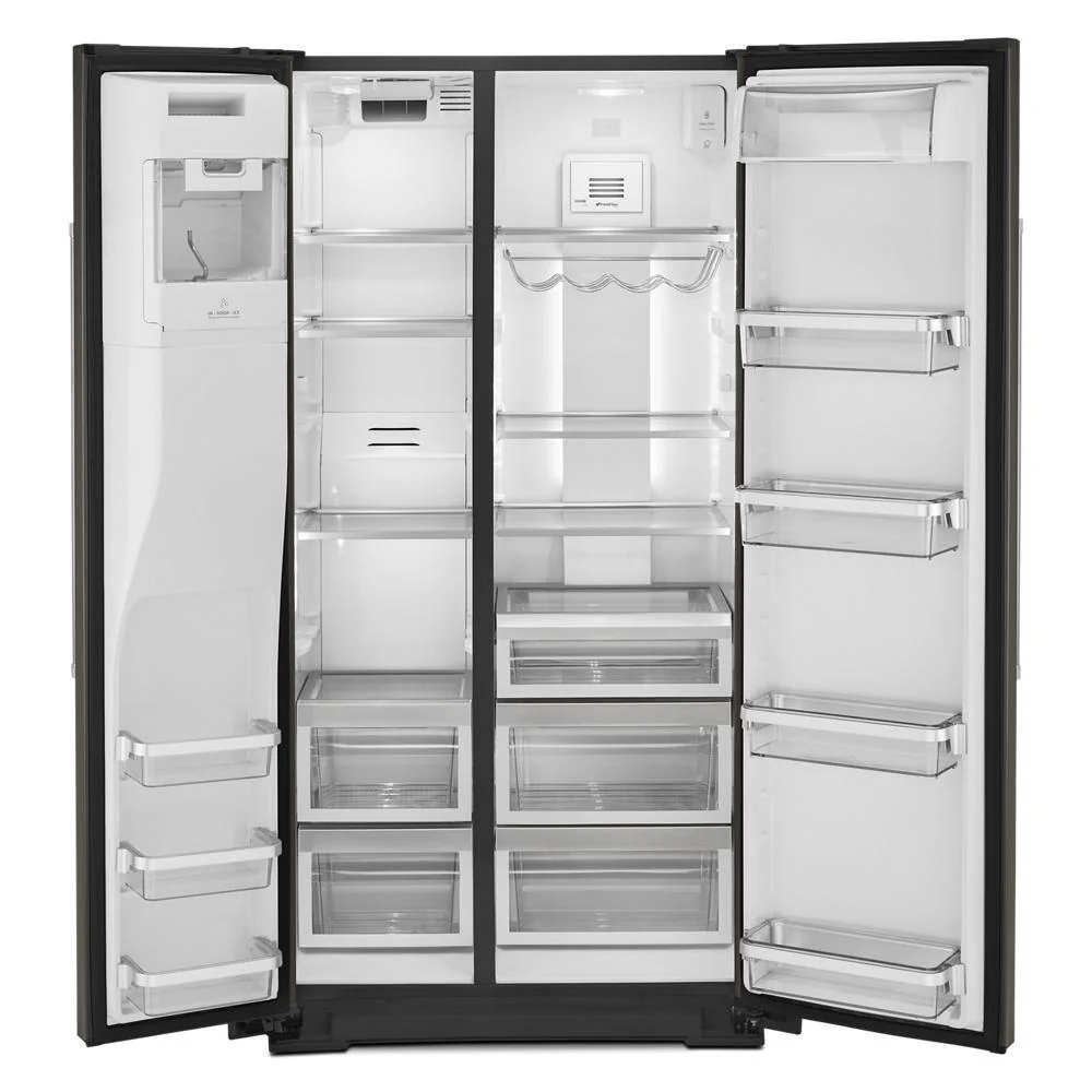 Kitchenaid KRSC703HBS 22.6 cu ft. Counter-Depth Side-by-Side Refrigerator with Exterior Ice and Water and PrintShield™ finish - Image 7