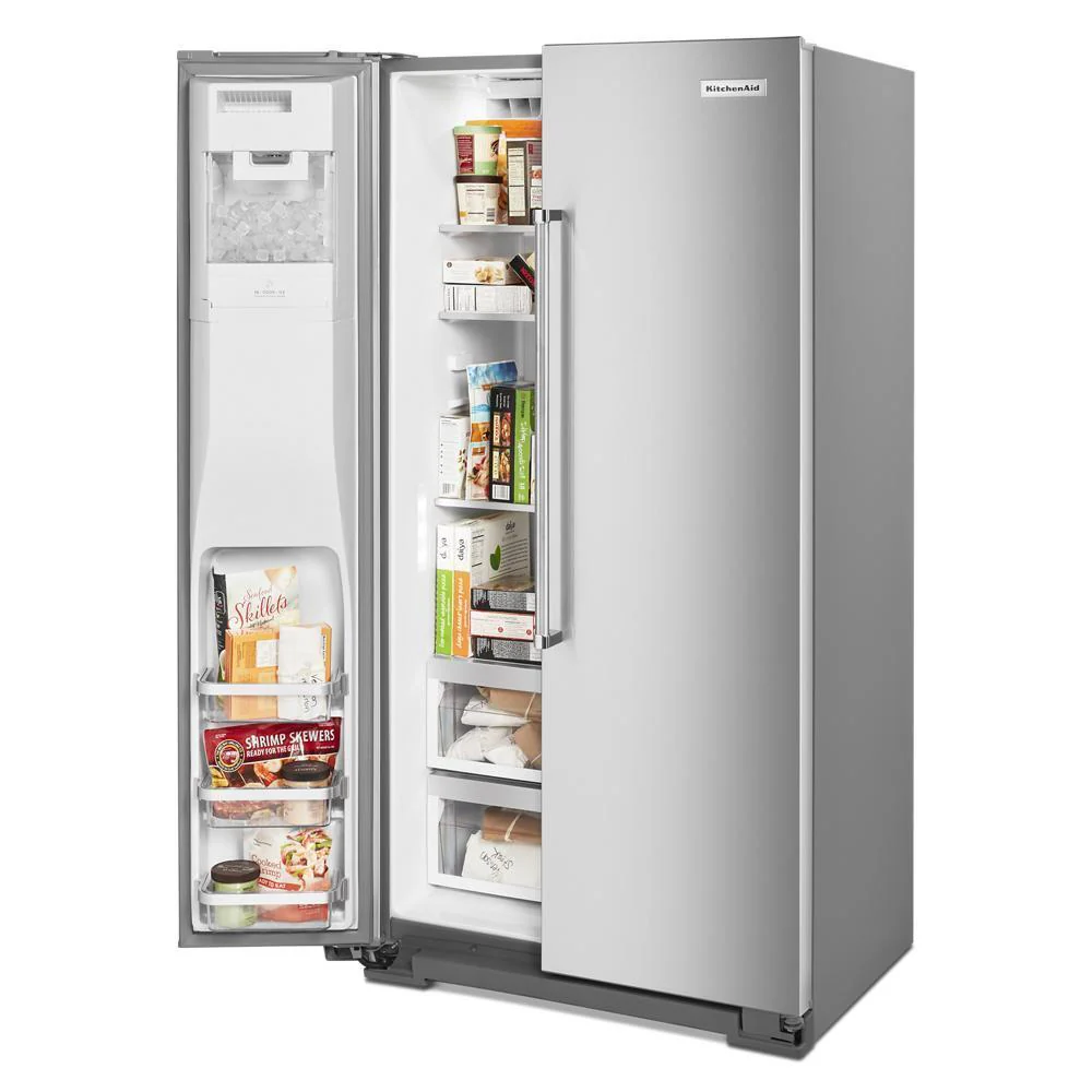 Kitchenaid KRSC703HPS 22.6 cu ft. Counter-Depth Side-by-Side Refrigerator with Exterior Ice and Water and PrintShield™ finish - Image 11