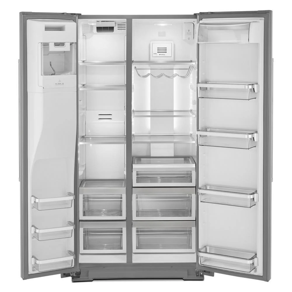 Kitchenaid KRSC703HPS 22.6 cu ft. Counter-Depth Side-by-Side Refrigerator with Exterior Ice and Water and PrintShield™ finish - Image 7