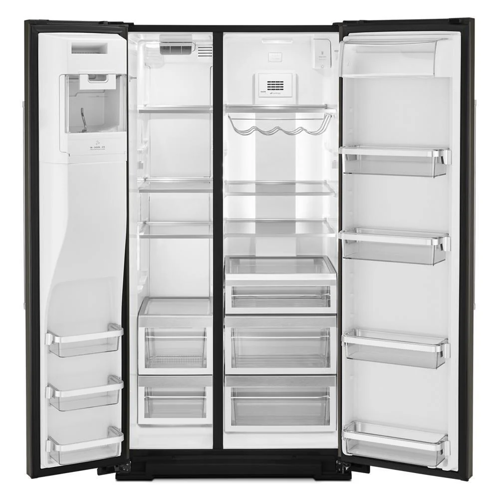 Kitchenaid KRSF705HBS 24.8 cu ft. Side-by-Side Refrigerator with Exterior Ice and Water and PrintShield™ Finish - Image 7